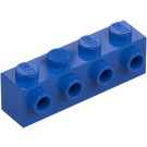 LEGO Blu Mattoncino 1 x 4 con 4 Bottoncini su Uno Lato (30414)