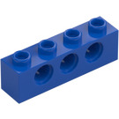 LEGO Blå Klods 1 x 4 med Huller (3701)