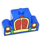 LEGO Bleu Brique 1 x 4 x 2 avec Centre Stud Haut avec rouge et Jaune Auto Grill (4088)