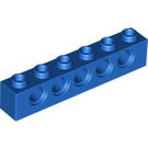 LEGO Blau Backstein 1 x 6 mit Löcher (3894)