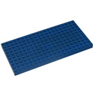 LEGO Blauw Steen 10 x 20 zonder buizen aan de onderzijde, met '+'-vormige Dwarssteun