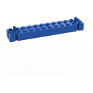 LEGO Blauw Steen 2 x 12 met Grooves en Peg at Each Einde (47118 / 47855)