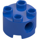 LEGO Blue Brick 2 x 2 Round with Holes (17485 / 79566)