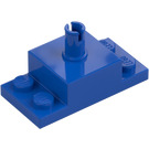 LEGO Blauw Steen 2 x 2 met Verticaal Pin en 1 x 2 Kant Plates (30592 / 42194)