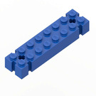 LEGO Blue Brick 2 x 8 with Axleholes and 6 Notches (30520)