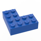 LEGO Blau Stein 4 x 4 Ecke