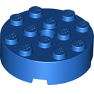 LEGO Bleu Brique 4 x 4 Rond avec Trou (87081)