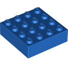 LEGO Blauw Steen 4 x 4 met Magneet (49555)