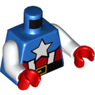 LEGO Blauw Kapitein America Torso (973 / 76382)