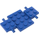 LEGO Blau Auto Basis 7 x 4 x 0.7 (2441 / 68556)