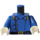 LEGO Blauw Cavalry Lieutenant Minifiguur Torso (973 / 73403)