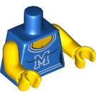 LEGO Blå Cheerleader Torso (973 / 88585)