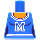 LEGO Blue Cheerleader Torso without Arms (973)