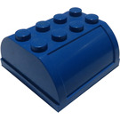 LEGO Bleu Chest Couvercle 4 x 4 x 1.7