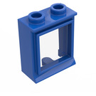 LEGO Azul Classic Ventana 1 x 2 x 2 con vidrio fijo (73594)