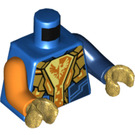 LEGO Blauw Clay Minifig Torso (973 / 76382)