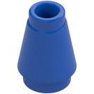 LEGO Blauw Kegel 1 x 1 met top groef (28701 / 59900)