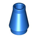 레고 파란색 원뿔 1 x 1 상단 홈 없음 (4589 / 6188)