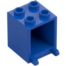 LEGO Bleu Récipient 2 x 2 x 2 avec tenons encastrés (4345 / 30060)