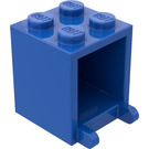 LEGO Azul Contenedor 2 x 2 x 2 con espigas sólidas (4345)