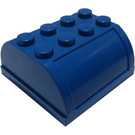 LEGO Azul Contenedor 4 x 4 x 1.7 Tapa