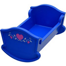 LEGO Blue Cradle with Hearts  Sticker (4908)