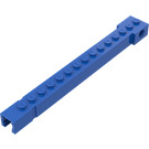 LEGO Blauw Kraan Arm Buiten Breed met inkeping