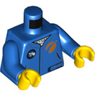 LEGO Azul Crewmember Minifigura Torso (973 / 76382)