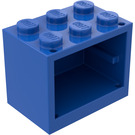 LEGO Blå Skap 2 x 3 x 2 med solide knotter (4532)