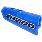 LEGO Blauw Gebogen Paneel 21 Rechtsaf met R1200 Sticker (11946)