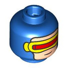 LEGO Blau Cyclops Minifigure Kopf (Sicherheitsbolzen) (3274 / 106196)