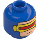 LEGO Blå Cyclops med Blå Dragt Minifigur Hoved (Sikkerheds knops) (3274 / 106196)