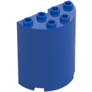 LEGO Blauw Cilinder 2 x 4 x 4 Halve (6218 / 20430)