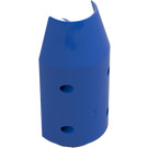 LEGO Blue Cylinder 6 x 3 x 10 Half with Taper and Four Pin Holes (57792)