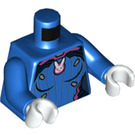 LEGO Blauw D.Va Minifig Torso (973 / 76382)