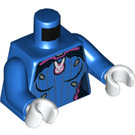 LEGO Blå D.Va Minifig Torso (973 / 76382)