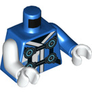 LEGO Blå Digi Jay Minifig Torso (973 / 76382)