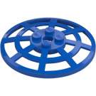 LEGO Blu Dish 6 x 6 Webbed (Supporto quadrato sotto) (4285 / 30234)