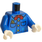 LEGO Blå Donald Anka Minifigur Kropp (973 / 76382)