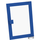 LEGO Blue Door 1 x 4 x 5 Right with Transparent Glass (73194)