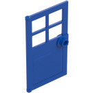 LEGO Azul Puerta 1 x 4 x 6 con 4 Paneles y Espiga Asa (60623)