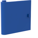 LEGO Blauw Deur 1 x 5 x 4 Links met dik handvat (3195)