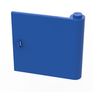 LEGO Bleu Porte 1 x 5 x 4 Droite avec poignée épaisse (3194)