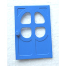 LEGO Bleu Porte 2 x 6 x 7 avec Quatre Panes (4072)