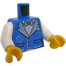 LEGO Blå Drummer Minifig Torso (973 / 76382)