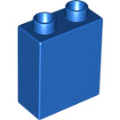 LEGO Blue Duplo Brick 1 x 2 x 2 without Bottom Tube (4066 / 76371)