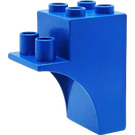 LEGO Blue Duplo Brick demi-arch