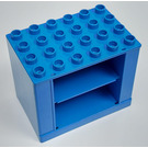 LEGO Blue Duplo Cabinet 4 x 6 x 4 (10502 / 31371)