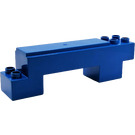 LEGO Blue Duplo Rail Straight 2 x 7 x 2 (31211)