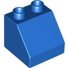 LEGO Blau Duplo Steigung 2 x 2 x 1.5 (45°) (6474 / 67199)